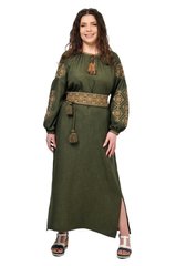 Сукня-вишиванка Соломія (хакі)