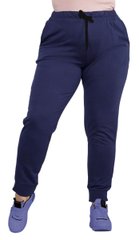 Трикотажные брюки LOLA (темно-синий)