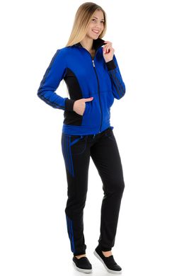 Жіночий трикотажний костюм Sport №6 (синій)