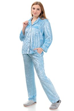 Пижамный комплект женский (голубой)