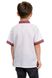 Рубашка летняя "Вышиванка" для мальчика (красный жаккард) фото 2