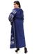 Изысканное платье-вышиванка Мрия (темно-синий) фото 4