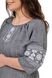 Блуза з вишивкою Пані (сірий) фото 2