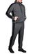 Чоловічий спортивний костюм з капюшоном (антрацит+чорний) фото 1