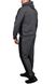 Мужской спортивный костюм с капюшоном (антрацит+черный) фото 2
