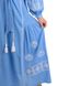Вишукана сукня-вишиванка Мрія (блакитний) фото 6