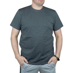Мужская футболка однотонная (темно-серый)