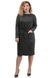 Базовое трикотажное платье Jessica Lurex (черный) фото 1