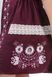 Модна сукня-вишиванка Мереживо (марсала) фото 3
