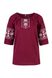 Дитяча блуза-вышиванка Пани для девочки (бордо) фото 1