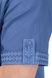Сорочка вышиванка с коротким рукавом мужская (голубая) фото 2