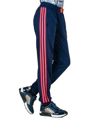 Спортивні штани підліткові (синій+рожевий)