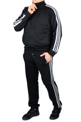 Чоловічий спортивний костюм ЛАМПАС (чорний+меланж)