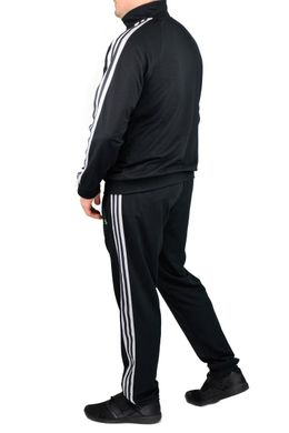 Мужской спортивный костюм ЛАМПАС (черный+меланж)