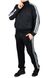 Мужской спортивный костюм ЛАМПАС (черный+меланж) фото 1