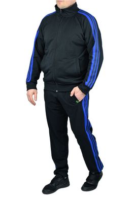 Спортивный костюм ЛАМПАС (черный+электрик)