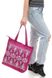 Сумка шопер с вышивкой Бохо (розовый) фото 2